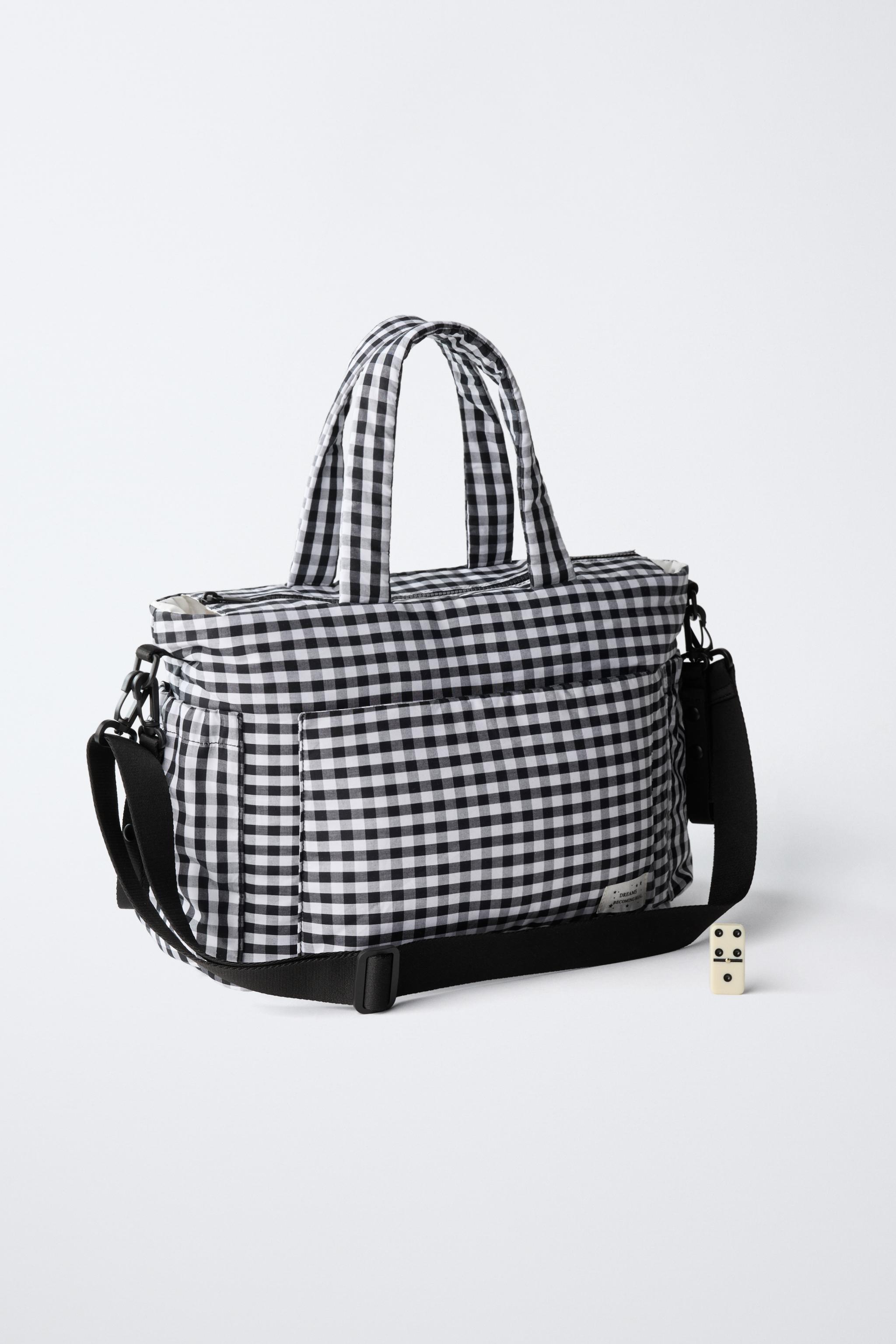 SAC MATERNITÉ À CARREAUX